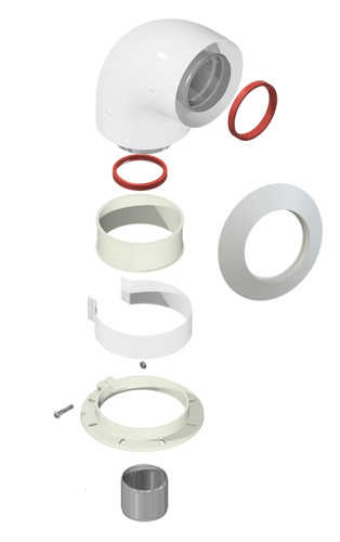 ���� ������ ����������� ������������ ��� Bugatti,BOSCH Buderrus,Haier,����� DN60/100,���� 90 ��.Krats/DR Thermo