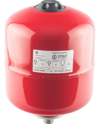 ��� �������������� ��� ��������� 8 �. ������� ������������ d 3/4", 5 bar STOUT