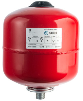 ��� �������������� ��� ��������� 5 �. ������� ������������ d 3/4", 5 bar STOUT